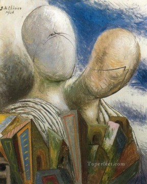  Chirico Pintura al %C3%B3leo - los esposos 1926 Giorgio de Chirico Surrealismo metafísico